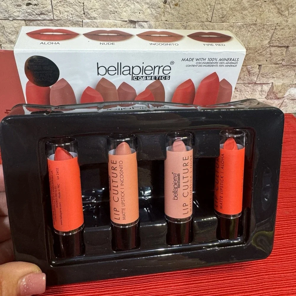 bellapierre‎ Cosmetics Lip Culture Collection of 4 Matte Lipsticks ~ NIB
